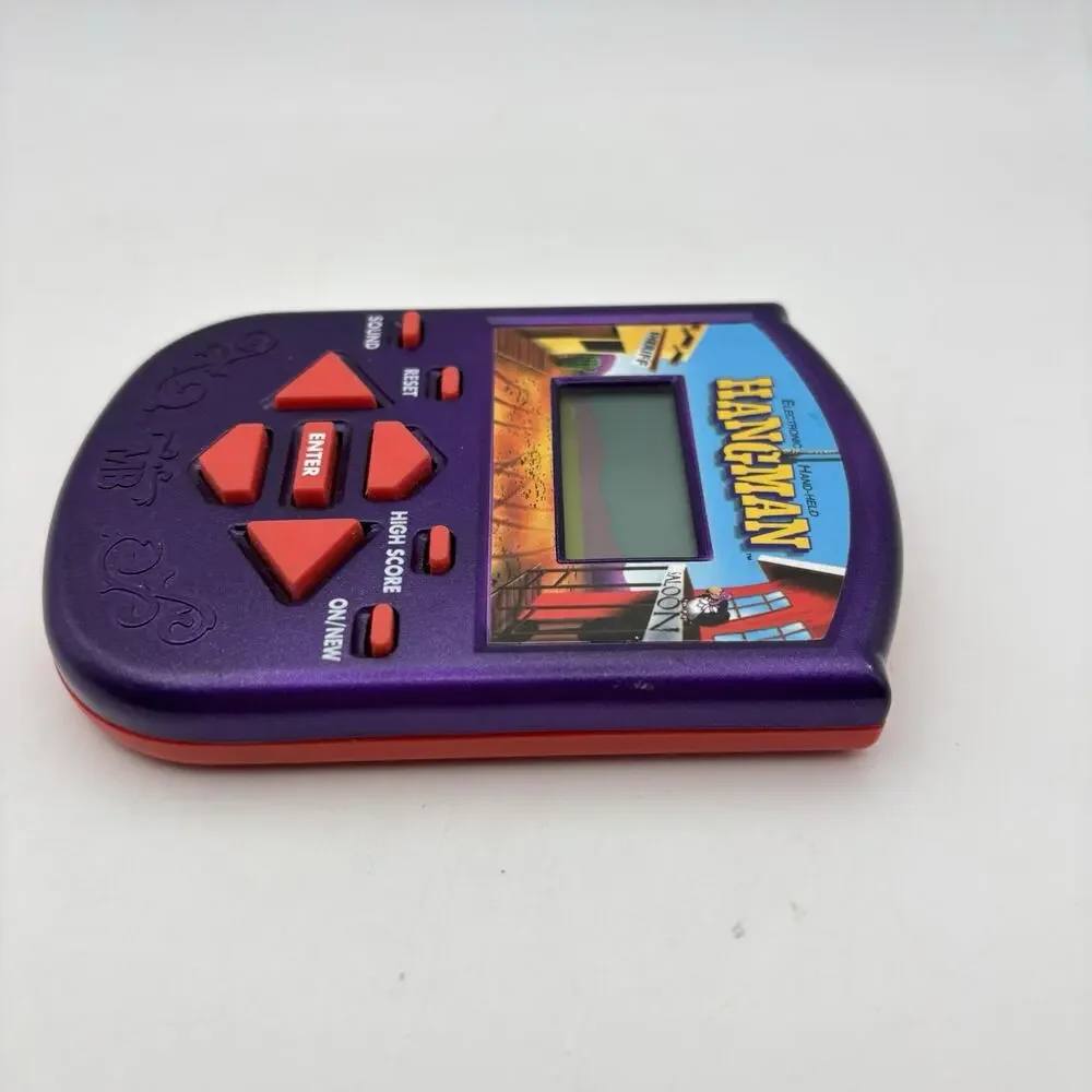 2002 Milton Bradley Hangman Handheld Electronic Game VINTAGE TESTED Works Great!